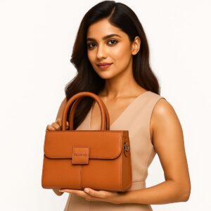 Tan Color Bag Model Holding LB-002-TAN