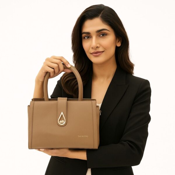 Khaki Hand Bag LB-025-KHK by Model